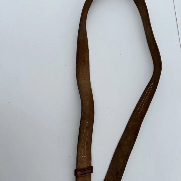 Vtg 70s Ranchcraft 3257 Western Floral Boho Horse Tooled Leather Belt Womens 34 - Picture 13 of 15